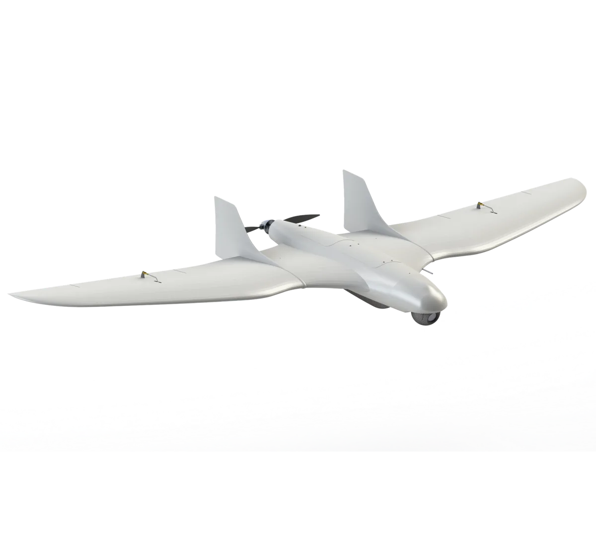 Render of the Furia fixed-wing reconnaissance drone