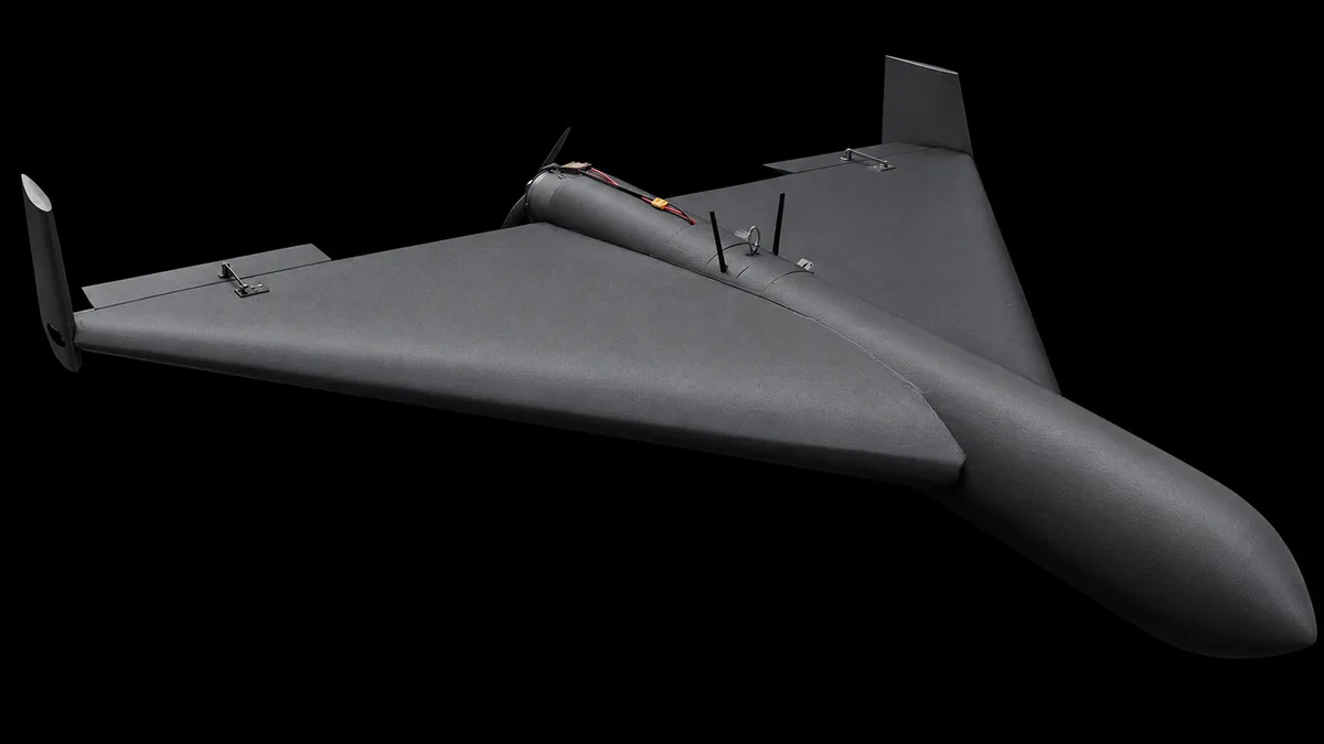 Render of the GUPALO-N delta-wing target drone