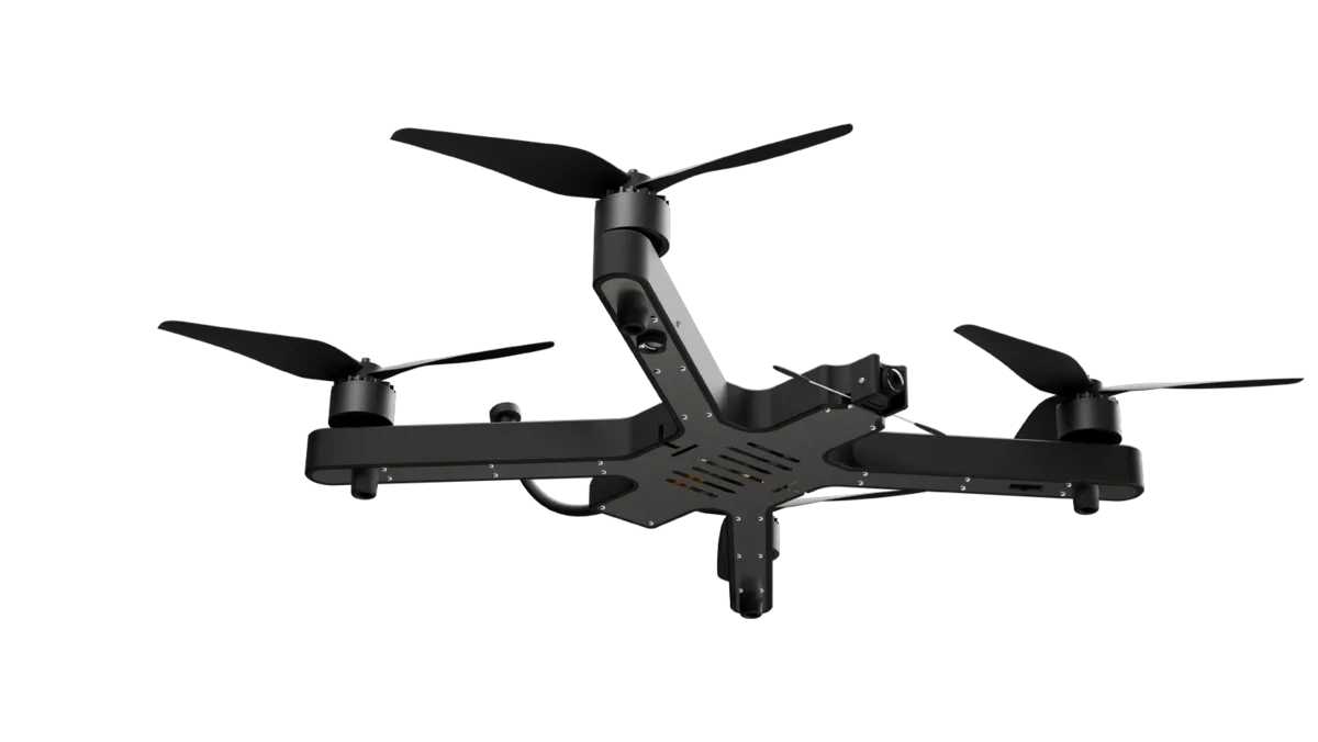 3D render of the OSA strike quadcopter